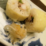 梅の花 - 湯葉の小袖寿司