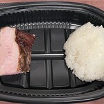 マロリーポークステーキ - お持ち帰りお肉は96gでした