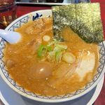 煮豚月見うどん - 角煮ばんから＋煮卵,東京豚骨拉麺 ばんから 安城店(愛知県安城市)TMGP撮影
