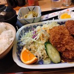 定食専門店 いててや - 日替わりAセット　入魂のクリームコロッケ
