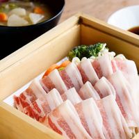 黒豚のせいろ蒸し御膳+ビュッフェ付