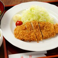 黒豚のロースカツ御膳+ビュッフェ付