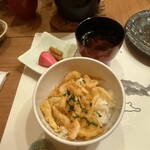 天然温泉 ゆるりの湯 御宿 結の庄 - 選べるお食事、白海老かき揚げ丼