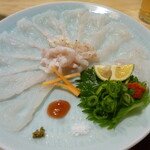 神ふぐ亭 - フグ刺し