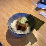 支那そば なかじま - 角煮ごはん