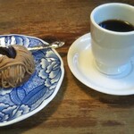 窯右衛門 - モンブラン、ブレンド珈琲