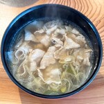 自家製麺 田舎うどん 八 - 塩肉ねぎ