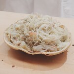 鮨 陸 - ずわい蟹の解し
