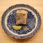 鮨かみなり - 千葉 竹岡 太刀魚 + 酢橘 + 山椒塩