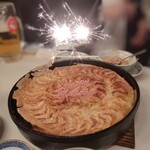 屋台屋 博多劇場 - お誕生日祝いの餃子
