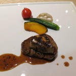 CARO FORESTA軽井沢ジャルディーノ - 仔牛のフィレ肉のロースト　フォアグラ添え