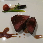 CARO FORESTA軽井沢ジャルディーノ - 国産牛ランイチのグリル　トウモロコシのソース