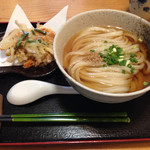 本格手打うどん あらた - かけ天(水曜日限定かき揚げ) 770円