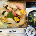 仁王寿司 - 特上寿司3200円