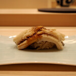 鮨かみなり - 長崎 煮穴子（握り）