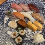 鮨 瑠璃 - ランチ竹@2,400円