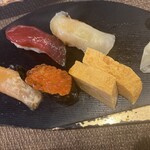 鮨 瑠璃 - 女子会コースのお鮨