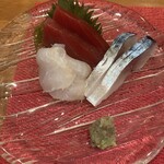 鮨 瑠璃 - お造り①