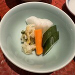 てんぷら 深町 - 香の物