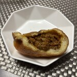 コポリドーナツ - チーズキーマカレクック、半割りし間下このみ（笑）