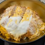 名代 富士そば - セットのカツ丼