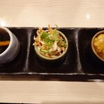 あわ鷹 別邸 - おばんざい三種盛り♪