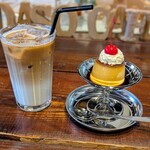 フカダソウカフェ - カフェオレ、プリン