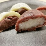 増田餅店 - それぞれの断面