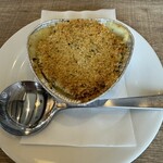 レストラン ヴァロリス - 白身魚とマッシュルームのマッシュポテト焼き