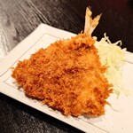 上北沢 天兼 - ■ アジフライ (食事トッピングサービス)、120円