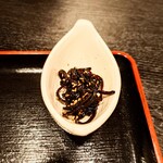 上北沢 天兼 - "昆布の佃煮"は久々にいただく。