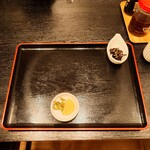 上北沢 天兼 - 続いて提供してくれるセット。