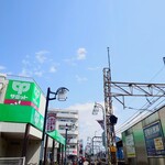 上北沢 天兼 - 上北沢駅前。