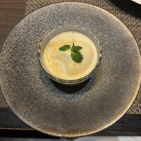 New American Grill “KANADE TERRACE” - プリンバニラアイス添え