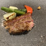 里創人倶楽部 伊勢志摩 - 料理写真:黒毛和牛ステーキ