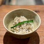 薪鳥新神戸 - 土鍋鶏そぼろご飯 ニラ