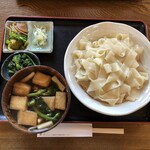 蕎麦処 たか松 - 「とり汁つけうどん」をひらひら麺で。