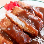 加古川総合庁舎 9階食堂 - カツも厚め・・