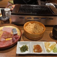 焼うお いし川 - 焼うお定食全景