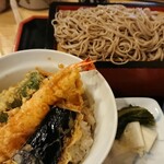 嘉司屋 - 天丼+もり(大盛り)