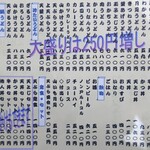 かな福 - メニュー