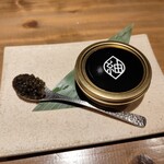 紬 - 缶紬（ウニシャリ カニ・キャビア乗せ）