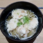 かな福 - 鶏天うどん