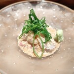 紬 - 鮮魚のごま醤油和え