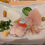 あめのひ食堂 - 刺身盛合せ 1200円　(2025.1)