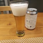 アル・ケッチァーノ  - 石巻のクラフトビールです。サービスでいただきました。甘さと炭酸感を強く感じるので、飲みやすかったですね。炭酸感が強いので、量はいけませんけども。