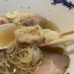 中華蕎麦にし乃 - 海老ワンタン
