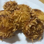 海中魚処 萬坊 - いかしゅうまいを揚げてみました