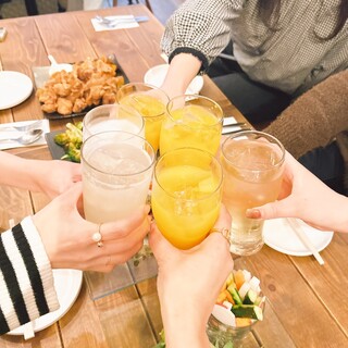 貸切可！飲み放題メニューあります！貸切は人数や予算要相談〇