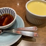 焼肉 静龍苑 - シメのプリン